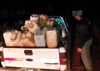 Lo atraparon con abultado contrabando de combustible