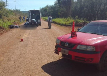 Choque frontal en San Ignacio dejó a dos personas hospitalizadas