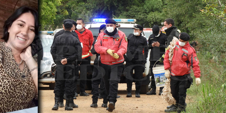 RESCATE. Bomberos trabajaron para sacar el cuerpo sumergido a 6 metros.