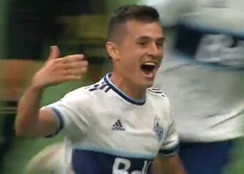 Andrés Cubas marca su primer gol en la MLS de Estados Unidos
