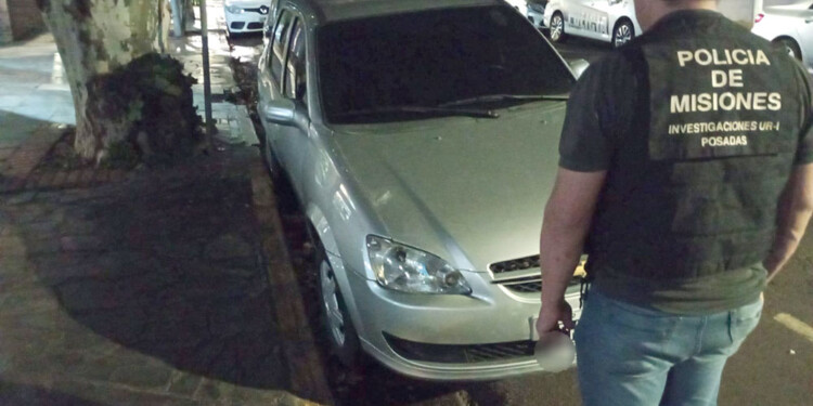 EL CORSA UBICADO. Registros de cámaras de seguridad del barrio Palomar facilitaron la detención del sospechoso.