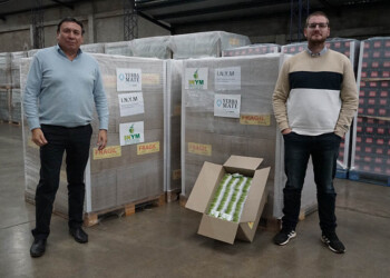 Enviaron saquitos de yerba mate para ayudar a los refugiados ucranianos