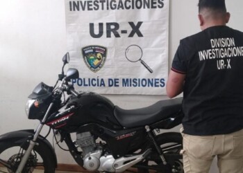 Secuestran en Posadas una moto vinculada a un hecho de estafa en Oberá