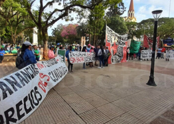 Otra jornada de protestas en el país, Misiones no es la excepción