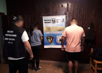 Empleada infiel y su padre fueron detenidos por el robo de 8.000 dólares