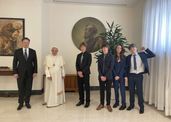 El papa Francisco recibió a Elon Musk en el Vaticano