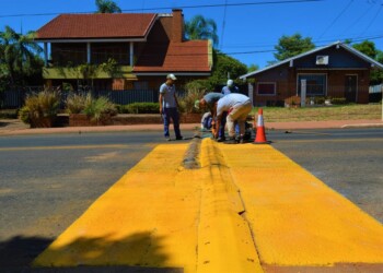 Atención: Instalaron reductores de velocidad en distintos puntos de Posadas