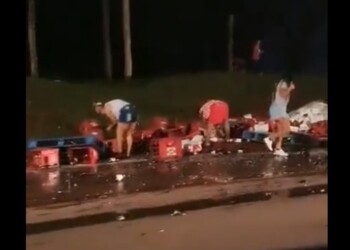 Saqueo de cervezas en Apóstoles: “Al menos que me devuelvan los envases”