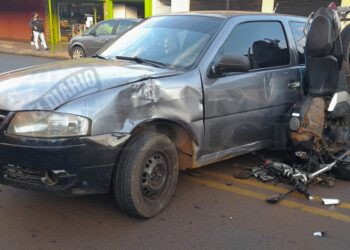 Conductor quiso girar en “U” y fue embestido por un motociclista
