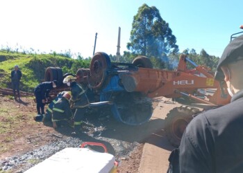 Camionero falleció en un vuelco en 25 de Mayo