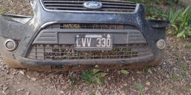 CLAVE. Los daños en el vehículo robado fueron determinantes para ubicarlo, aunque apareció sin ocupantes.