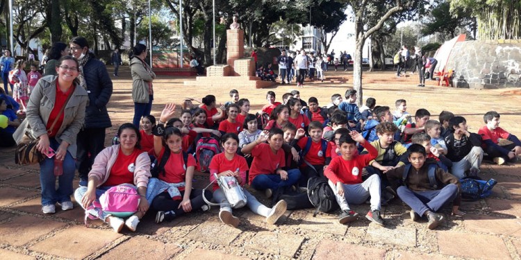 APRENDIZAJE LÚDICO. Ocho escuelas participaron de los Juegos Sanmartinianos.