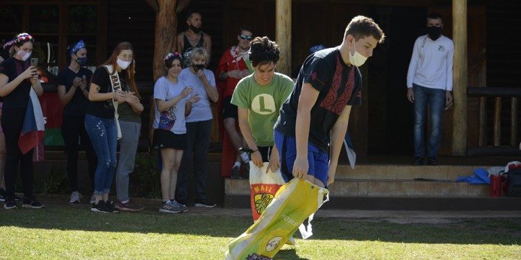 TODO LISTO. Los tradicionales juegos organizados por la Federación de Colectividades continuarán mañana en el Parque de las Naciones de Oberá.