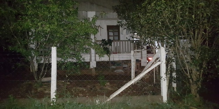 BAJO PEPIRÍ. En esta vivienda fue atacada la víctima.