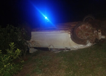 Un hombre resultó herido tras despistar en la ruta 1