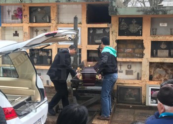 Con profundo pesar, inhumaron los restos de Josías Galeano en Oberá