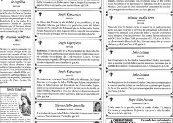 Fúnebres del Martes 2 de Agosto de 2022