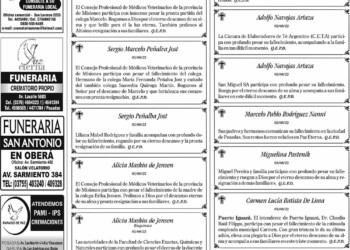 Fúnebres del Viernes 5 de Agosto de 2022