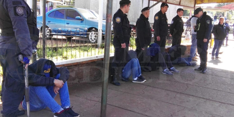 OPERATIVO. Cuatro de los futuros encartados no llegaron lejos tras el golpe, los capturaron cerca de la Terminal.