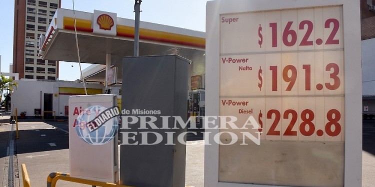 En Misiones el gasoil premium subió hasta 33% mientras que la nafta súper trepó 12%