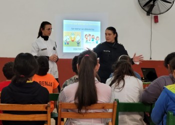 Realizaron simulacro de evacuación en un establecimiento educativo de Oberá