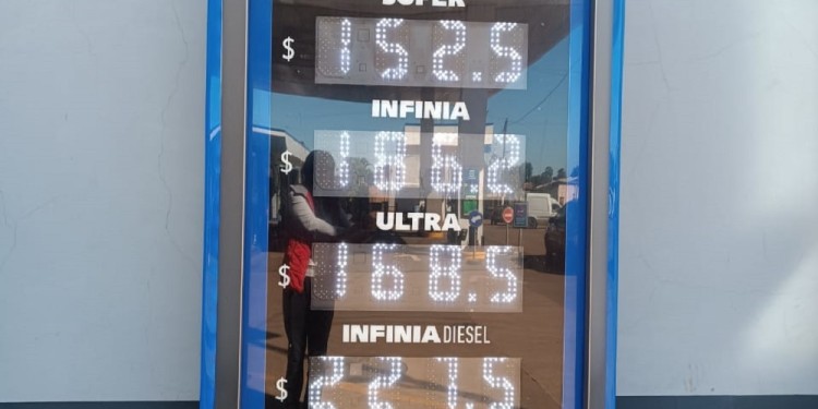 En Misiones el gasoil premium subió hasta 33% mientras que la nafta súper trepó 12%