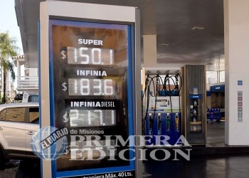 En Misiones el gasoil premium subió hasta 33% mientras que la nafta súper trepó 12%