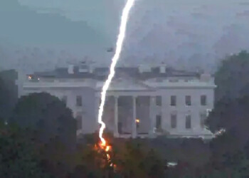 Un rayo cayó cerca de la Casa Blanca y mató a tres personas 