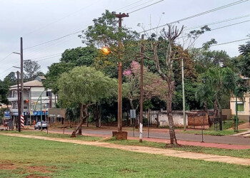 Pidieron que arreglen el alumbrado público y ahora no se apaga ni de día