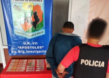 Se llevó 40 mil pesos de un comercio, pero las cámaras lo “escracharon” y terminó detenido