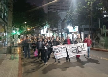 Se movilizan por Posadas los prestadores de salud en discapacidad