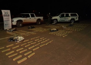 Intentó escapar de un control con casi 300 kilos de droga a bordo