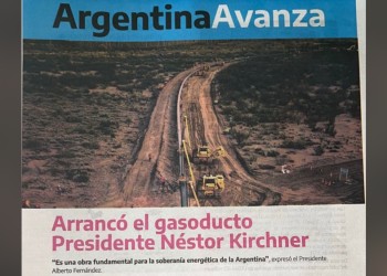 La Nación pagó un suplemento para promocionar el gasoducto NK en Misiones