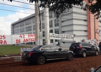 Protesta de judiciales en Oberá