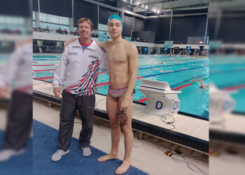 Natación: Seba Méndez Brandt fue quinto en los 50 metros