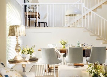 Decora el descanso de la escalera