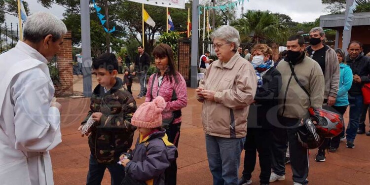 Durante todo el día, Posadas celebró a San Cayetano