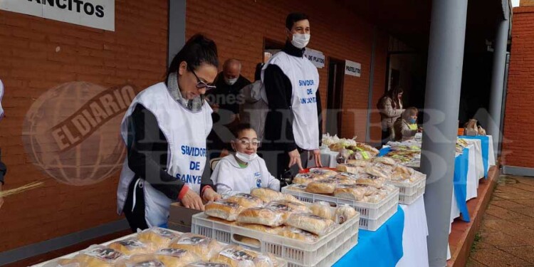 Durante todo el día, Posadas celebró a San Cayetano