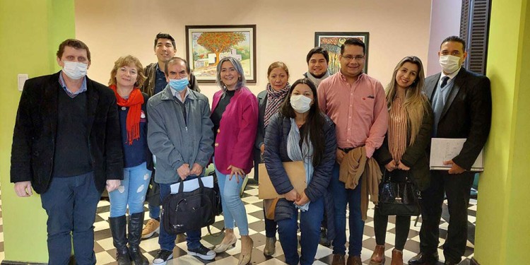 ENCUENTRO. Los delegados y referentes de UPCN se reunieron con el ministro Adolfo Safrán para abordar varios temas relacionados a los trabajadores estatales.