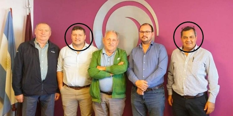 ¿SANCIONES? El presidente Kobler (segundo) culpó a la gestión de Otazú (quinto) por las pérdidas millonarias.