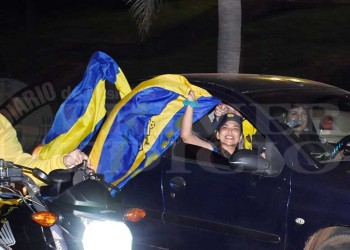 Galería: el festejo “xeneize” en Posadas tras el triunfo en el Superclásico