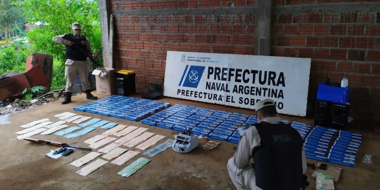 PROCEDIMIENTO. El lunes agentes de Prefectura se desplegaron en El Soberbio.