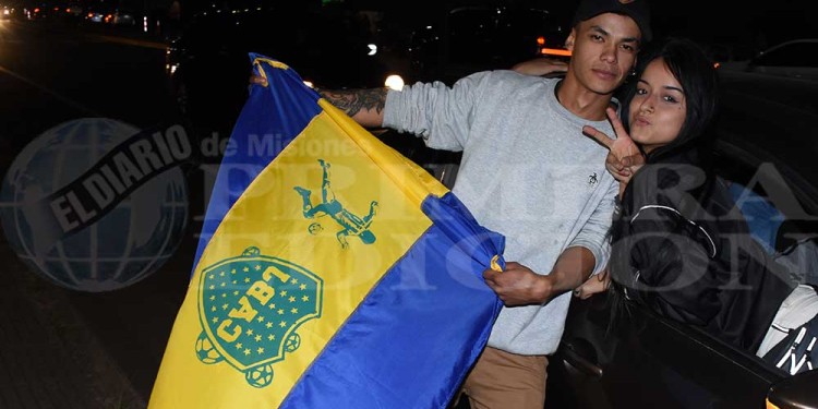 Galería: el festejo “xeneize” en Posadas tras el triunfo en el Superclásico