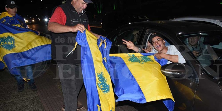 Galería: el festejo “xeneize” en Posadas tras el triunfo en el Superclásico