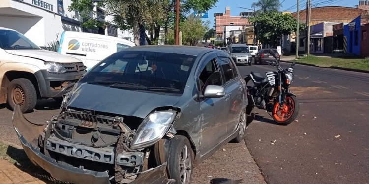 ACCIDENTE. El Toyora se llevó la peor parte.
