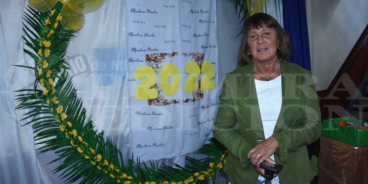 Candelaria vivió con emoción una nueva muestra de alfombras florales en el BOP 5