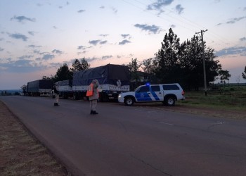 Golpe al contrabando de soja en Itacaruaré