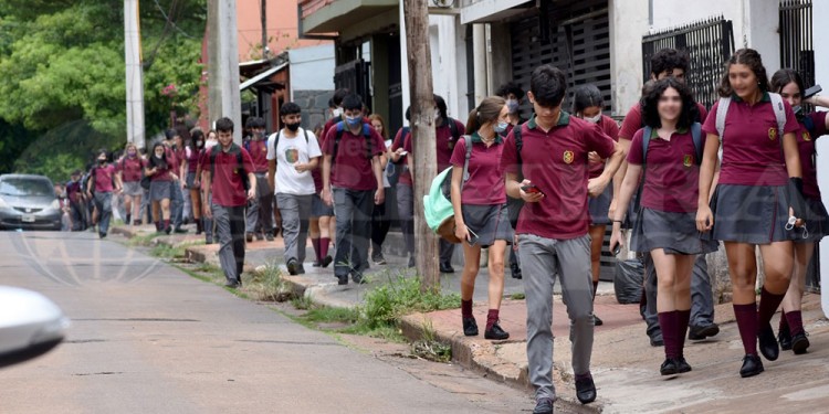Gestión privada. La matrícula de secundaria de las escuelas de gestión privada asciende a 25.000 estudiantes.