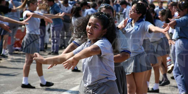 Galería: los estudiantes pusieron toda la alegría y el ritmo en la costanera