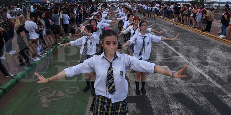 Galería: los estudiantes pusieron toda la alegría y el ritmo en la costanera